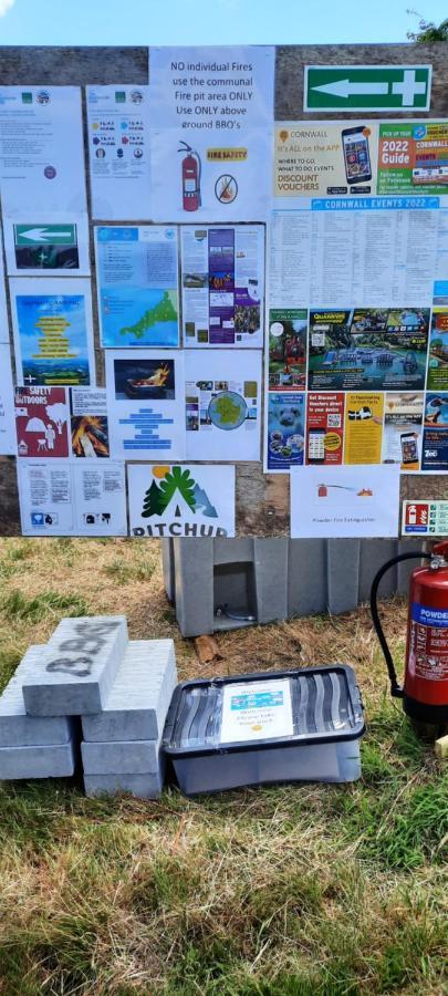 Summit Camping Kit Hill Cornwall Panoramic Views Grass Pitch From 15Pn Or Bella Bell Tent 75Pn Callington Exterior photo