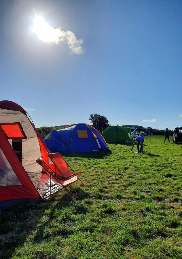 Summit Camping Kit Hill Cornwall Panoramic Views Grass Pitch From 15Pn Or Bella Bell Tent 75Pn Callington Exterior photo